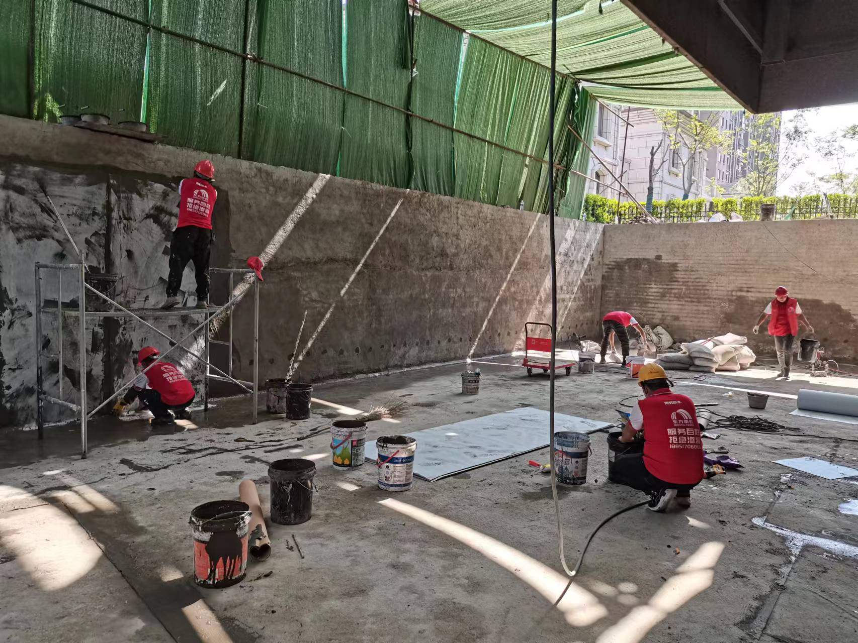 地下室泳池防水维修